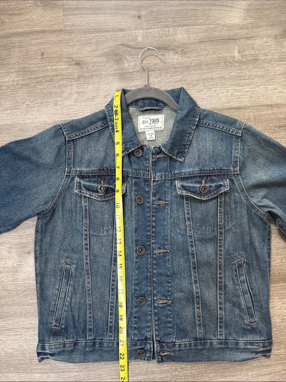 The Children's Place Medium Blue Denim Jacket (Boys)